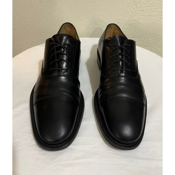 Authentic Salvatore Ferragamo Oxfords Lace Dressing Shoes sz 10 Loafers Gancini main image 8